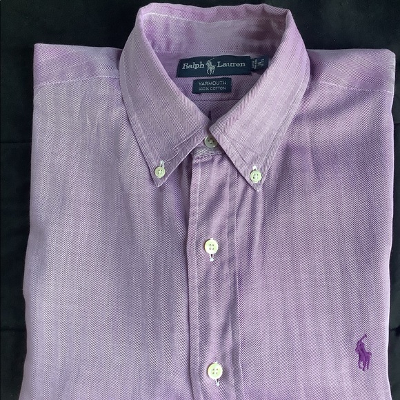 *SOLD* Ralph Lauren Yarmouth 100% Cotton. Long Sleeve Shirt - Picture 6 of 6